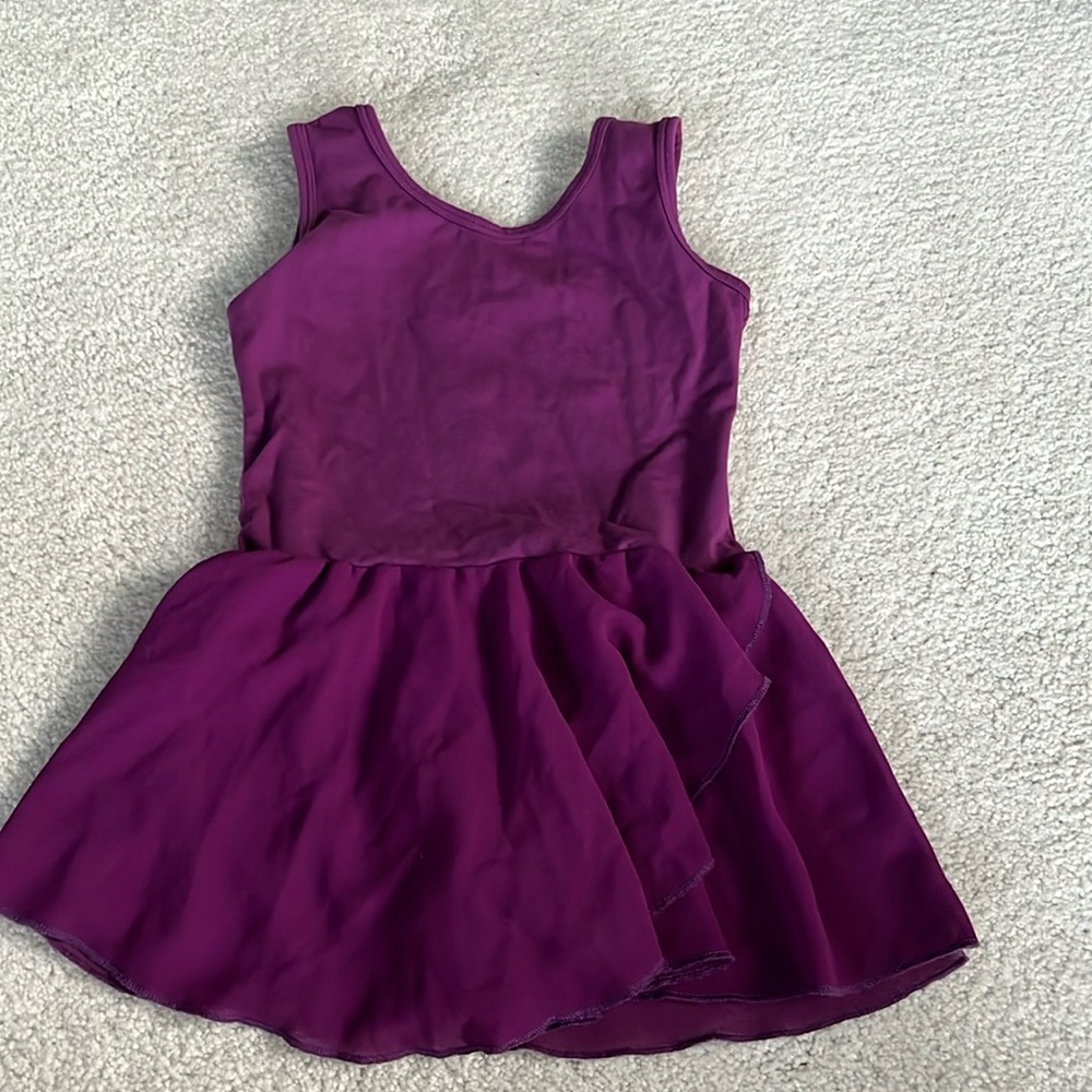 pretty purple dance leotard